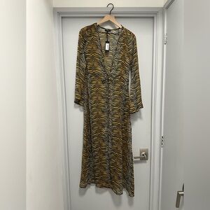 Kendall and Kylie Tiger-Stripe Swim Cover up